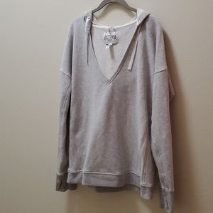 Victoria’s Secret Sport V Neck Grey Hoodie [ECU]
